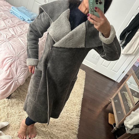 PierAntonio Gaspari Italy super cozy fleece coat 42 - Picture 2 of 16